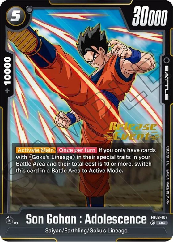 Son Gohan : Adolescence