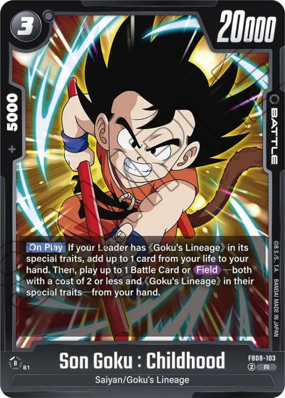 Son Goku : Childhood