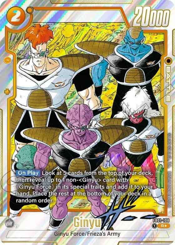 Ginyu - Alternate Art