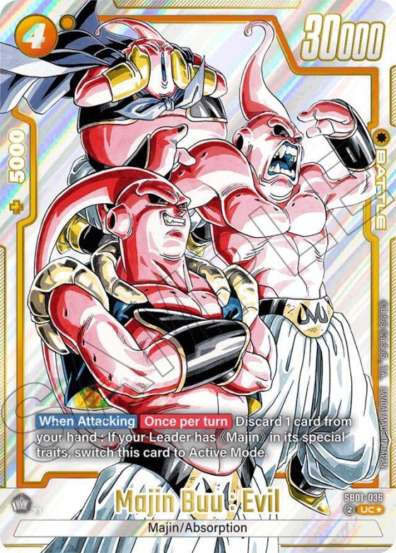 Majin Buu : Evil - Alternate Art