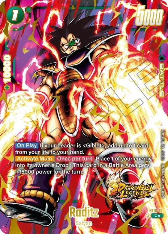Raditz - Bonus Pack Alternate Art