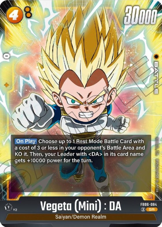 Vegeta (Mini) : DA - Holo