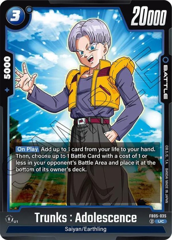 Trunks : Adolescence