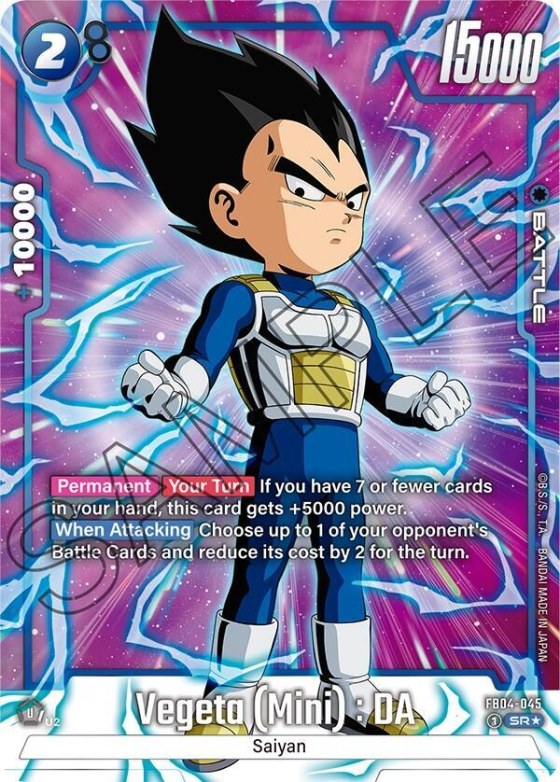 Vegeta (Mini) : DA - Alternate Art