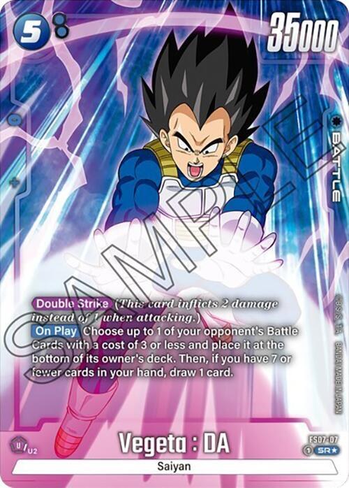 Vegeta : DA - Bonus Pack Alternate Art