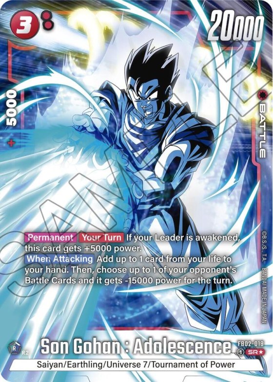 Son Gohan : Adolescence - Alternate Art