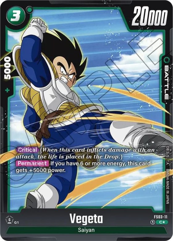 Vegeta - Bonus Pack Alternate Art