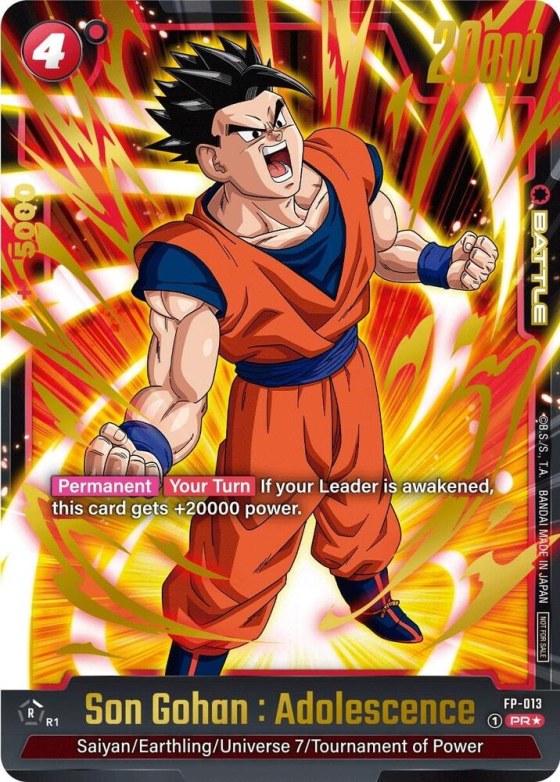 Son Gohan : Adolescence - Gold
