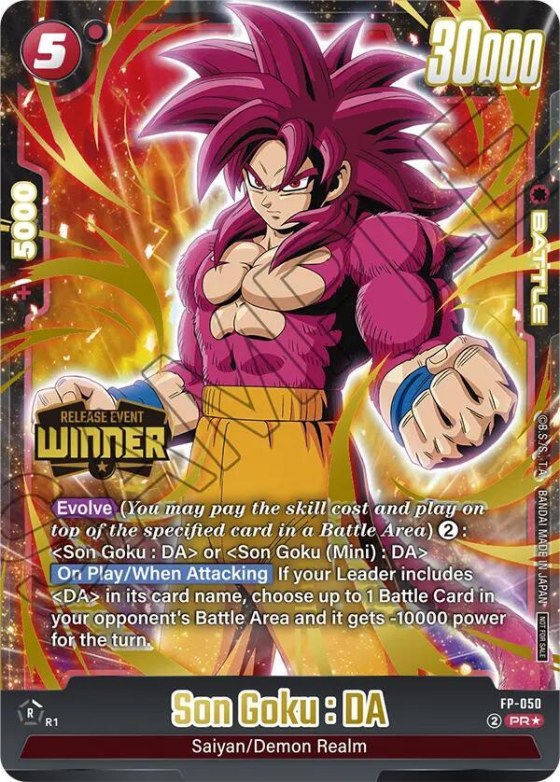 Son Goku : DA - Release Event Winner