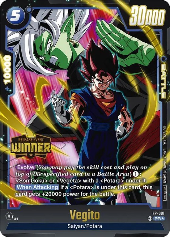 Vegito - Release Event Winner