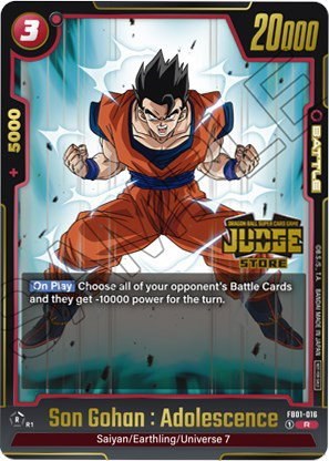 Son Gohan : Adolescence (Judge Pack (Store Judge) 01) - Judge Pack Store Judge