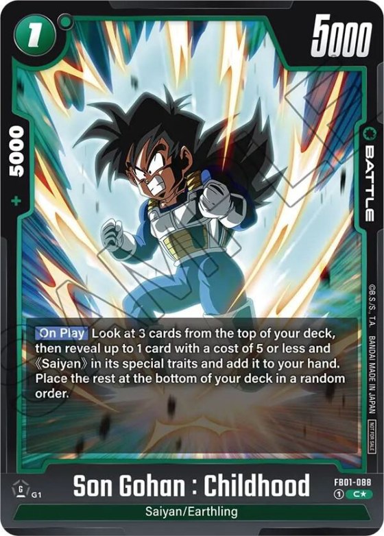 Son Gohan : Childhood