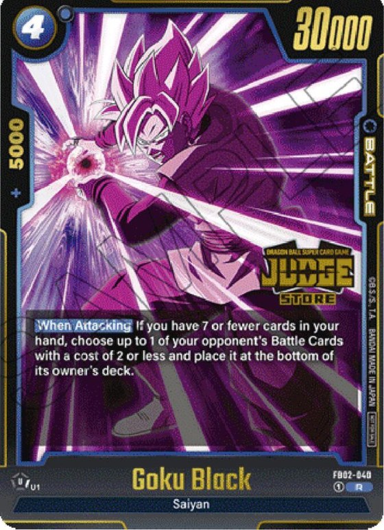 Goku Black - FB02-040 (Judge Pack (Store Judge) 02) - Judge Pack Store Judge