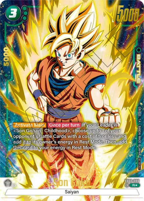 Son Goku - Cs Pack 01 Gold