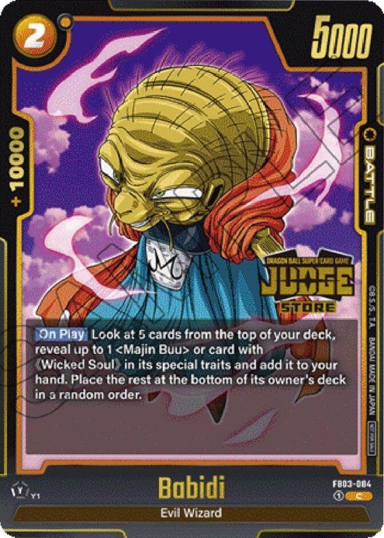 Babidi - FB03-084 (Judge Pack (Store Judge) 02) - Judge Pack Store Judge