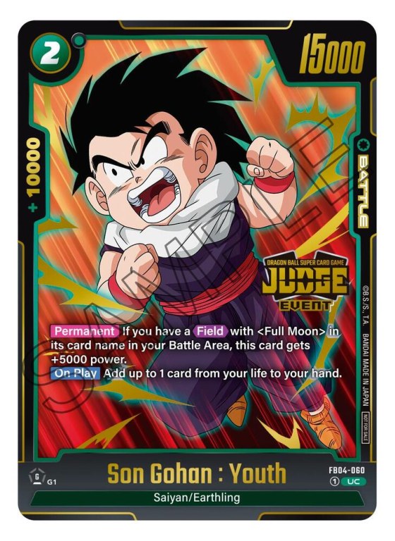 Son Gohan : Youth (Judge Pack (Event Judge) 03) - Judge Pack Event Judge