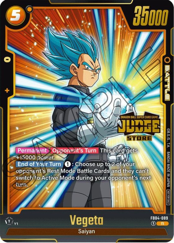 Vegeta (Judge Pack (Store Judge) 03) - Judge Pack Store Judge