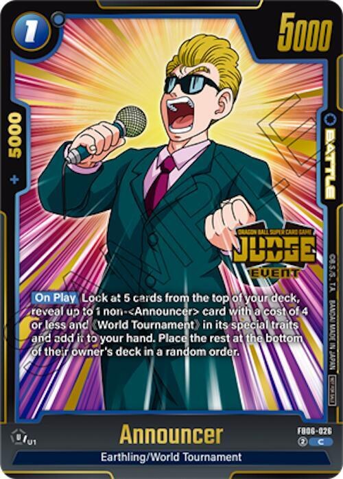 Announcer (Judge Pack (Event Judge) 04) - Judge Pack Event Judge