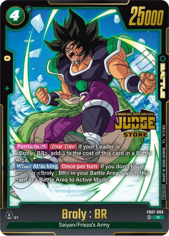 Broly : BR (Judge Pack (Store Judge) 05) - Judge Pack Store Judge