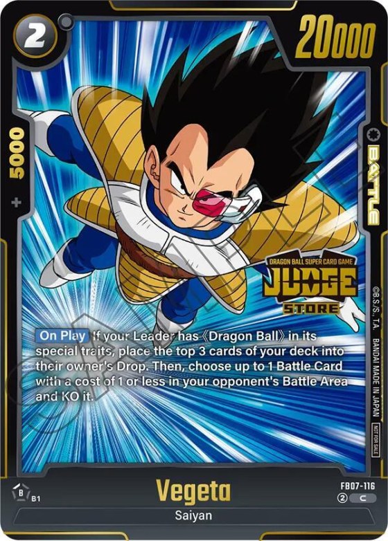 Vegeta (Judge Pack (Store Judge) 05) - Judge Pack Store Judge