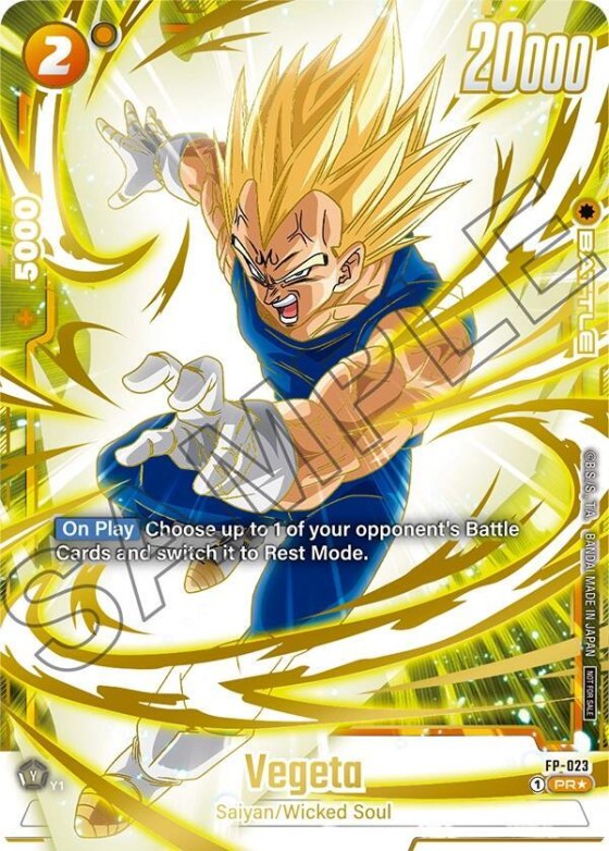Vegeta - Selection Pack 01 Finalist