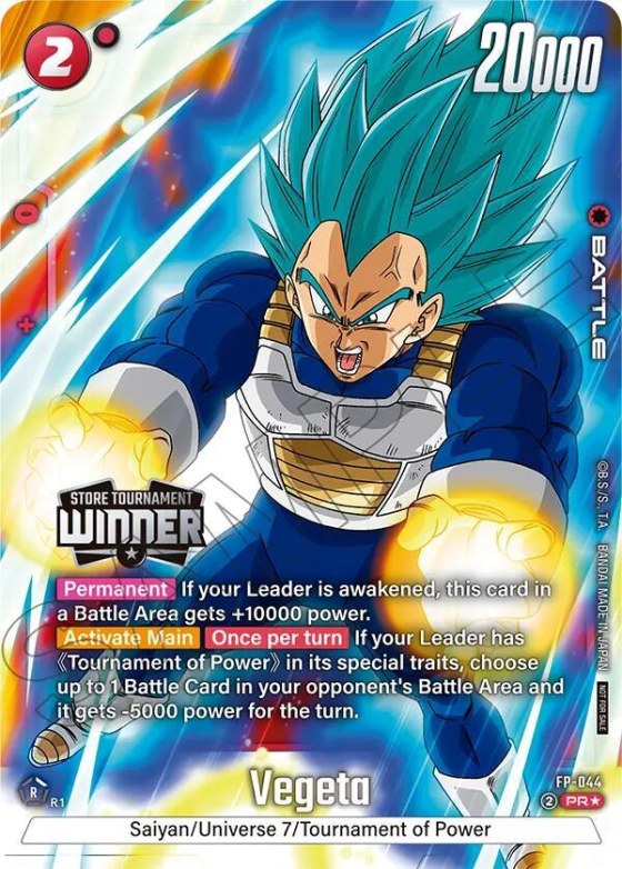 Vegeta - Tournament Pack Winner 07