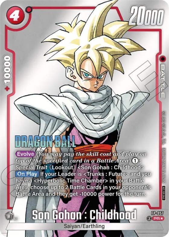 Son Gohan : Childhood - Tournament Pack Manga Ver Spec
