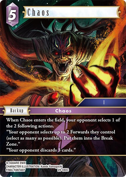 Chaos - Foil
