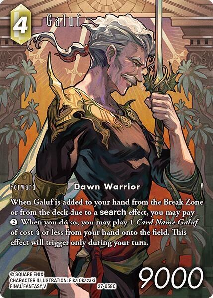 Galuf - Full Art Foil