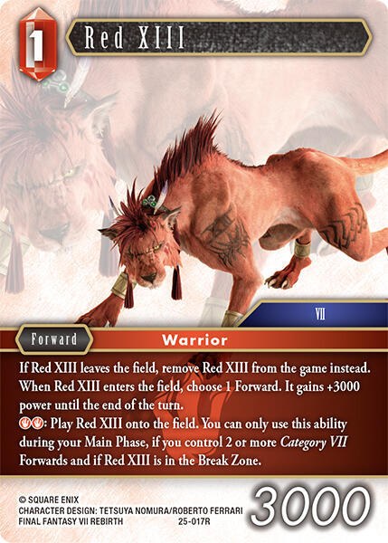 Red XIII - Foil