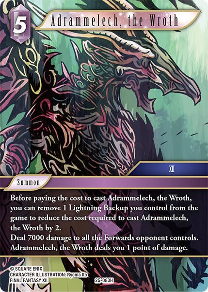 Adrammelech, the Wroth - Foil