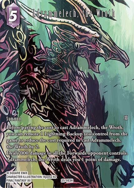 Adrammelech, the Wroth - Full Art