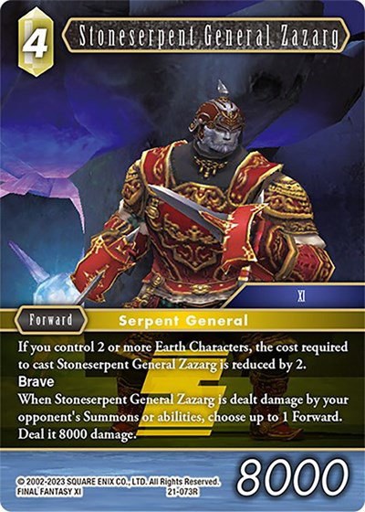 Stoneserpent General Zazarg - Foil