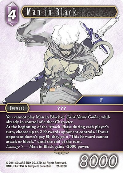 Man in Black - Foil