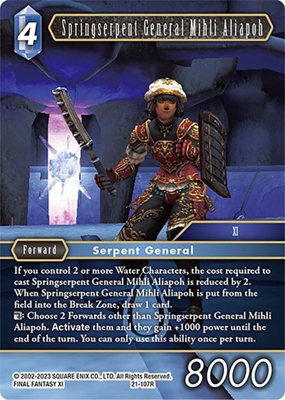 Springserpent General Mihli Aliapoh - Foil