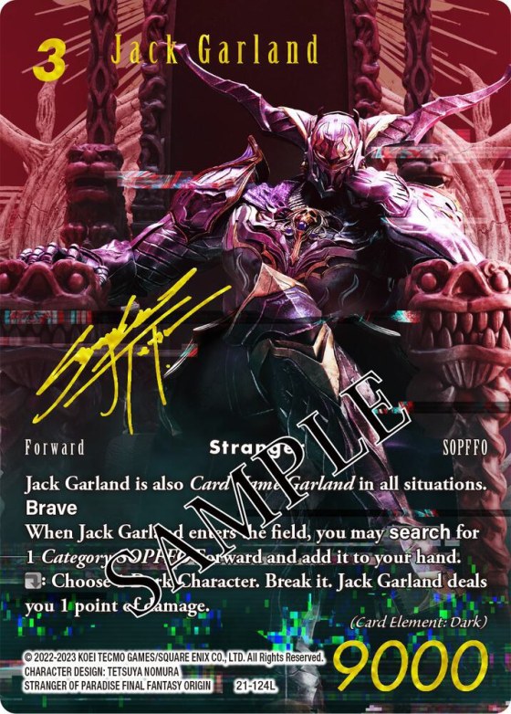 Jack Garland - Special Edition