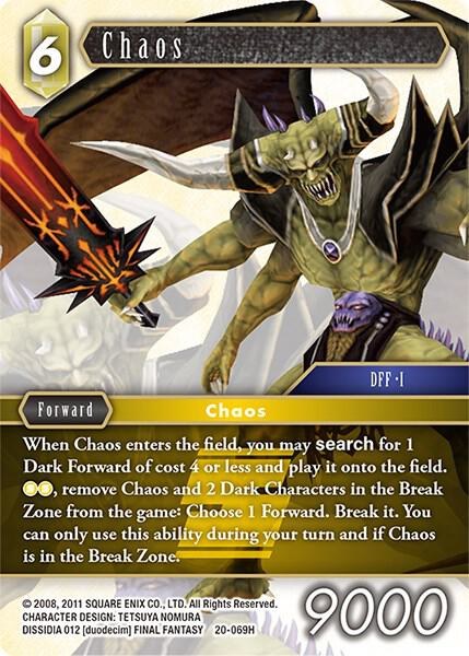Chaos - Foil