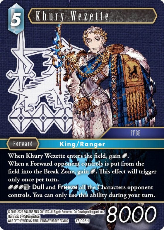 Khury Wezette - Foil