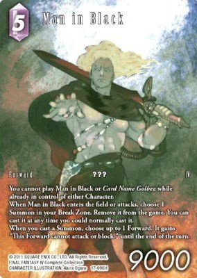 Man in Black - Full Art