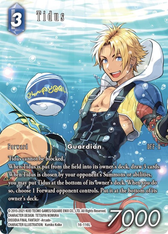 Tidus - Full Art Foil