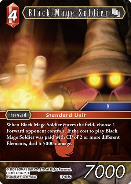 Black Mage Soldier - Foil
