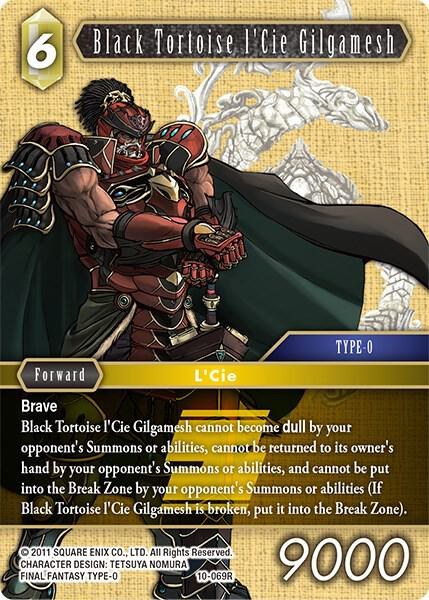 Black Tortoise l'Cie Gilgamesh - Foil