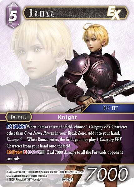 Ramza EX - Foil
