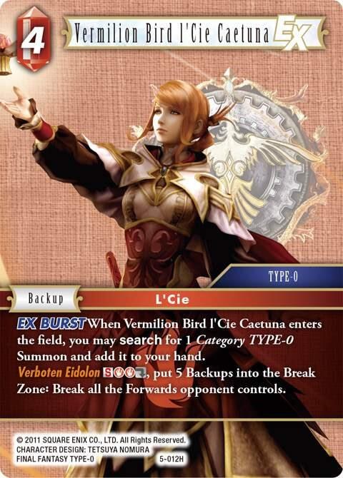 Vermilion Bird l'Cie Caetuna - Foil