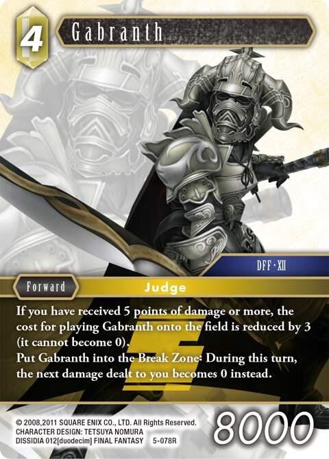 Gabranth - Foil