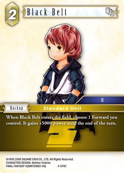 Black Belt - Foil