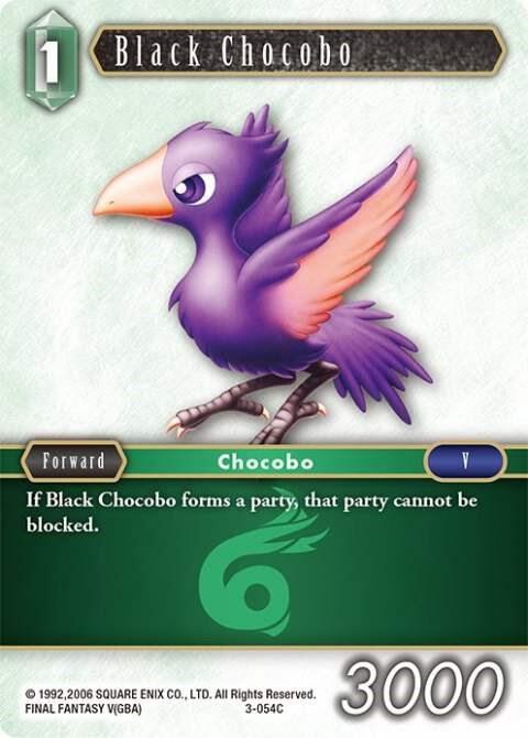 Black Chocobo - Foil