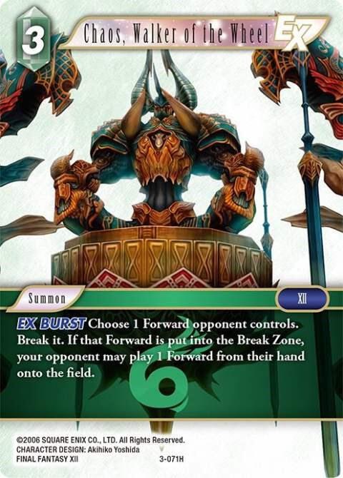 Chaos, Walker of the Wheel EX - Foil