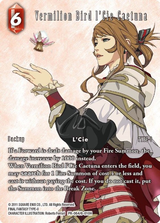 Vermilion Bird l'Cie Caetuna - Foil