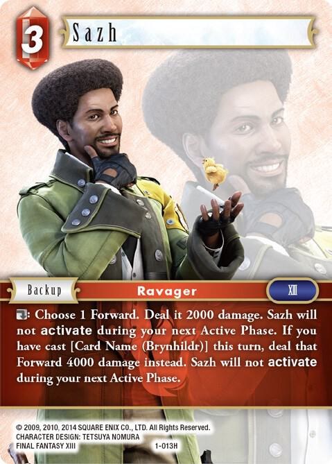 Sazh - Foil
